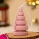 thumbnail image 4 of Fiudx Vela Perfumada con Aroma a Árbol de Navidad, Cera Rosa, Decoración Acogedora para El Hogar, Ideal para Repisas, Mesas, Regalo de Navidad y Festividades, Sin Llama, 10 X 5 X 5 Cm, 4 of 6