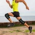 thumbnail image 3 of 2 Pcs de Genouillères Ligamentaires Bandage Élastique Compression Mixte Adapté f, 3 of 5