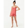 thumbnail image 2 of Joyspun Women's Knit Camisole and Shorts Pajama Set, 2-Piece, Sizes S to 3X, 2 of 6
