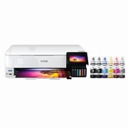 Epson - EcoTank Photo ET-8550 All-in-One Wide-format Supertank Printer - White (Sold without manufacturer warranty)