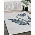 thumbnail image 2 of Ahgly Company Indoor Rectangle Patterned Silver Gray Novelty Area Rugs, 2' x 4', 2 of 6