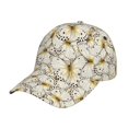 thumbnail image 1 of Balery Different Butterflys Gorra de béisbol de tamaño ajustable para correr, entrenar y actividades al aire libre. Gorra de papá para todas las estaciones., 1 of 6
