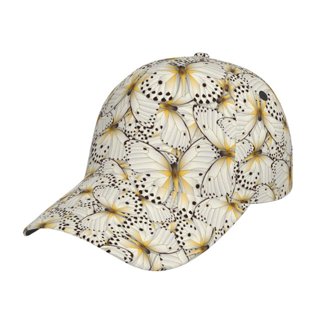 Balery Different Butterflys Gorra de béisbol de tamaño ajustable para correr, entrenar y actividades al aire libre. Gorra de papá para todas las estaciones.
