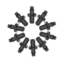 Single Barb Drip Pipe Connector 4/7mm Hose Fitting for Garden Agricultural Irrigation System, Plastic 20 pcs
