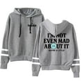 thumbnail image 3 of Freya Skye Not Even Mad About It Men/Women Hoodie Streetwear Sweatshirt Long Sleeve Hooded, 3 of 6