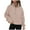 Khaki, variant on Spring Tops for Women Womens Tops Long Sleeve Fall Plus Half Zip Cropped Hoodies Fleece Quarter Zip Up Pullover Sweatshirts Winter Clothes Stand Collar Sweater Coat