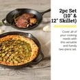 thumbnail image 2 of Lodge Chef Collection 2pc Set (10" & 12" Skillet), 2 of 7
