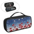 thumbnail image 2 of COEQINE Galaxy Red Floral Stethoscope Storage Bag for Medical Professionals Nursing Stethoscope Bag Men Stethoscope Case Organizer for Clinics Use Stethoscope Case Kit for Women, 2 of 7