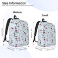 thumbnail image 2 of Easygdp Poodle Dog Mochila de Lona Resistente para Laptop, Compatible con Laptops de 15 a 17 pulgadas, Ideal para Escuela, Trabajo y Viajes-Medium, 2 of 5