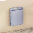 thumbnail image 4 of Nrmrqz Foldable Wall-Mounted Storage Box | Plastic Wardrobe Organizer for Clothes & Blankets | 40x31.5x24.5cm | Blue/Pink/Purple/White | Large Capacity Reusable Laundry Basket, 4 of 6