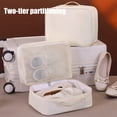 thumbnail image 4 of Double Large Shoe Organizer Travel Portable Shoe Bag Business Travel Can Set Suitcase Shoe Bag, 4 of 6