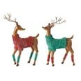 thumbnail image 1 of Deer w/Sweater (Set of 2) 11.25"H, 12"H Resin, 1 of 1