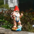 thumbnail image 5 of CxhicLuv Swimming Dwarf Gnome Statue, Resin Garden Decoration for Yard & Porch, Unique Christmas Figurine for Garden & Home, Whimsical Outdoor Decor, Holiday Gnome Decoration, 5 of 7