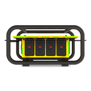 Champion Power Equipment Yellow 19.10 x 15.90 x 10.00, Steel Portable Electrical Distribution Box
