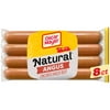 Oscar Mayer Natural Selects Bun-Length Angus Beef Uncured Beef Franks Hot Dogs, 8 ct. Pack
