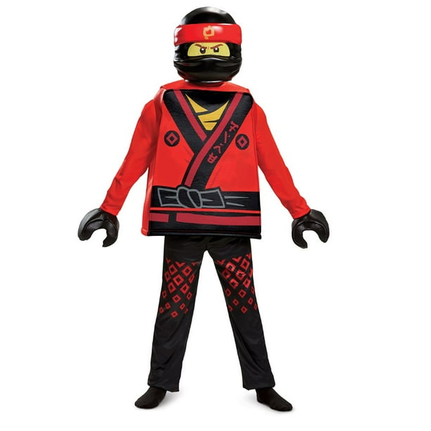 anklageren jury provokere Disguise Kai Lego Ninjago Movie Deluxe Costume Red - Walmart.com