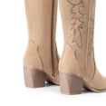 thumbnail image 2 of DREAM PAIRS Botas Vaqueras para Mujer Hasta Las Rodilla, Cowboy Boots Mujer Con Tacón, 2 of 5