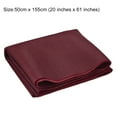thumbnail image 2 of Uxcell Wine Red Speaker Mesh Grill Stereo Fabric Dustproof 50cm x 155cm 20" x 61", 2 of 5