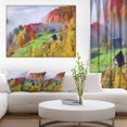 thumbnail image 1 of Colorful Autumn Landscape in Mountains - Large Landscape Canvas Art Print, 1 of 3