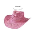 thumbnail image 5 of Cowboy Hats for Proms Hollow Hat for Woman Breathable Cowboy Model Show Hat, 5 of 21