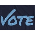 thumbnail image 2 of Vote Democratic T-Shirt Navy (S), 2 of 3