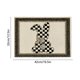 thumbnail image 2 of Decoraciones de Mesa Negras Y Doradas Acuarela Pascua Tapicera Flor Conejos a Ajedrez Huevo de Pascua Casa Cocina Mesa Decoración Mesa Tapicera 42 * 32 cm, 2 of 6