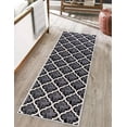 thumbnail image 3 of Sussexhome Washable Kitchen Black/White Rug Runner, 20'' x 59'', 3 of 8