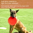 thumbnail image 3 of Graflsoa Durable TPU Dog Flying Disc for Outdoor Play, Water-Resistant, Bright Orange, 9-Inch, Perfect for Fetch and Training, 3 of 7