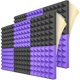 thumbnail image 1 of 12 Pack Sound Proof Foam Panels,acoustic Foam Panels High Density Sound Absorption Pyramid Studio T, 1 of 5