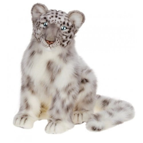 giant stuffed snow leopard