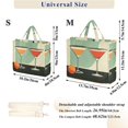 thumbnail image 2 of FORMRS Womens Corduroy Tote Bag Crossbody Shoulder Handbag with Pocket, Red Glasses, 2 of 7