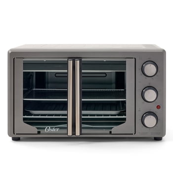 Horno con Freidora de Aire Oster 42 L Puertas Estilo Francés 1700 W Mod. TSSTTVFDMAFNS Plata