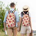 thumbnail image 4 of Disketp fall laef Maple print Canvas Backpack Lightweight Travel Daypack Student Rucksack Laptop Backpack-Small, 4 of 5