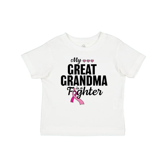 Inktastic Breast Cancer Awareness My Great Grandma is a Fighter Boys or Girls Baby T-Shirt