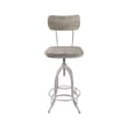 thumbnail image 3 of Carolina Classics Mason Tabouret Ajustable en Blanc Délavé, 3 of 11