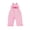 Pink-Two, variant on RUINIXCW Toddler Baby Girl First Birthday Outfit Pink Overalls Romper Spring Summer Fall Clothes Letter Embroidery Ruffled Suspender Pants Jumpsuit