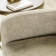 thumbnail image 4 of Furniture of America Kaity Mid-Century Modern Fabric Tufted Loveseat in Beige, 4 of 6