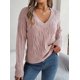 thumbnail image 1 of Suéter de cuello alto de manga larga con giro de color sólido informal de otoño e invierno Ropa de mujer europea y americana, 1 of 5