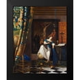 thumbnail image 2 of Vermeer, Johannes 12x14 Black Modern Framed Museum Art Print Titled - Allegory of the Catholic Faith, 2 of 5