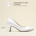thumbnail image 5 of DREAM PAIRS Women's Pumps Closed Toe Comfortable Kitten Heels Pointed Toe Work Business Dress Shoes with Arch Support, 5 of 8