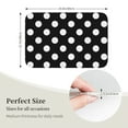 thumbnail image 4 of Pofeuu Black and White Polka Dot Print Hem Mat 40x60 - Multipurpose Doormat for Indoor & Outdoor Use - Welcome Your Guests with our Entrance Mat, 4 of 6