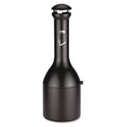 Rubbermaid Commercial Infinity Traditional Smoking Receptacle 4.1 gal 39" High Black 9W33BLA
