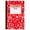 Red, variant on Composition Notebook, Wide Ruled Composition Book, Cute Lined Journaling Notebooks for Work, 30 Sheets per Book, Marble Cover, Classroom Must Haves, Office Supplies, 8.3" x 5.5", Pink