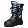 thumbnail image 1 of Bottes de Neige d'Hiver pour Hommes Imperméables Isolées Chaussures de Chasse Randonnée en Plein Air, 1 of 6