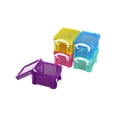 thumbnail image 4 of Mini cajas organizadoras multiusos de plástico | Set de 16 piezas apilables  multicolor., 4 of 5