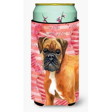 

German Boxer Love Tall Boy Beverage Insulator Hugger