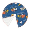 thumbnail image 3 of Bingfone Christmas Tree Skirt Mat Christmas Decoration Interior 30"-Construction Vehicles, 3 of 8