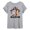 HEATHER GREY, variant on Instant Message - The Perfect Match Baseball - Juniors Oversized Graphic T-Shirt