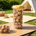 thumbnail image 5 of AYktou Airtight Food Storage Container with Lid, Cute Animals Design Food Storage Jars Stackable Kitchen Organizer, Pet Snack Canister Leakproof Sealed Storage Box for Cereal Flour Snack, 50.73oz, 5 of 5