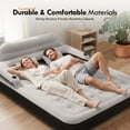 thumbnail image 6 of Honeydrill King Size 9" Air Mattress with Headboard, Air Couch Sofa Bed, 6 of 8